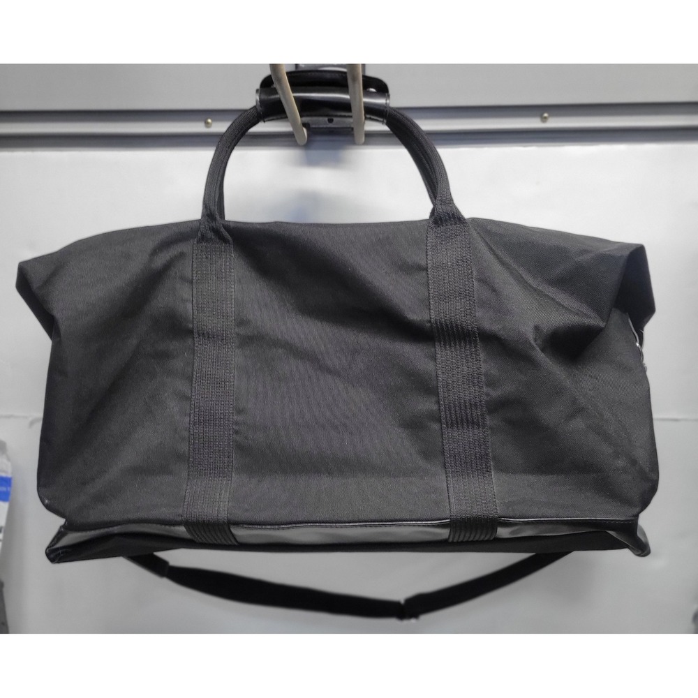 Ralph Lauren RL Black Canvas Weekender Travel Duffel gym carry on Bag